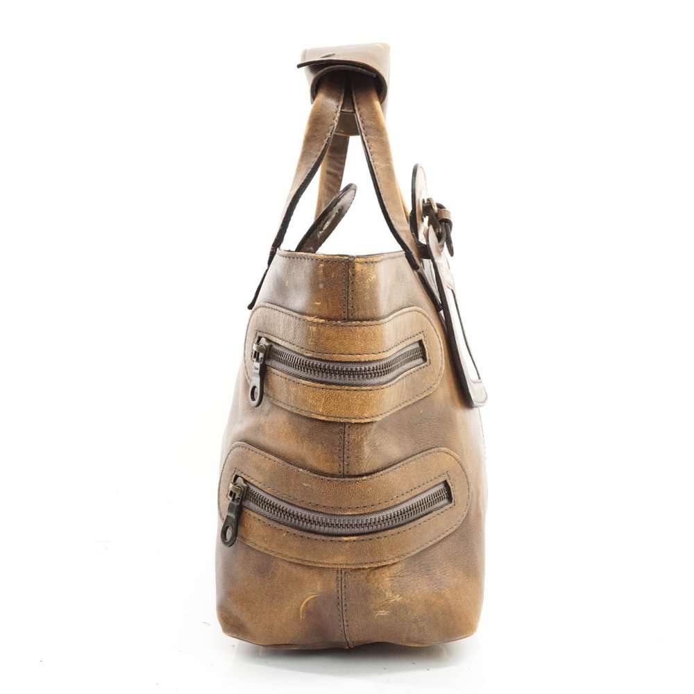 Auth Chloe Hand Bag Brown Leather #20226C56 - Picture 5 of 9